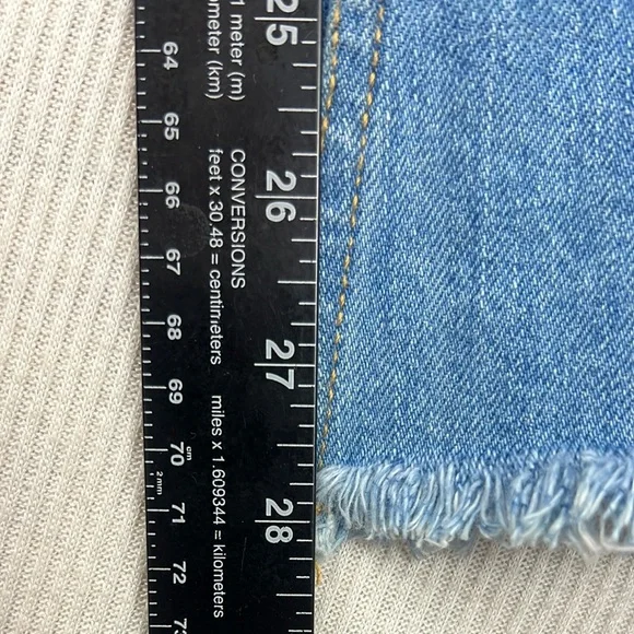 BDG Urban Outfitters Size 29 Patchwork High Rise Flare Jeans Boho Hippie - Picture 13 of 16